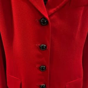 ANN TIJAN FOR KENAR WOMEN’S Red Blazer